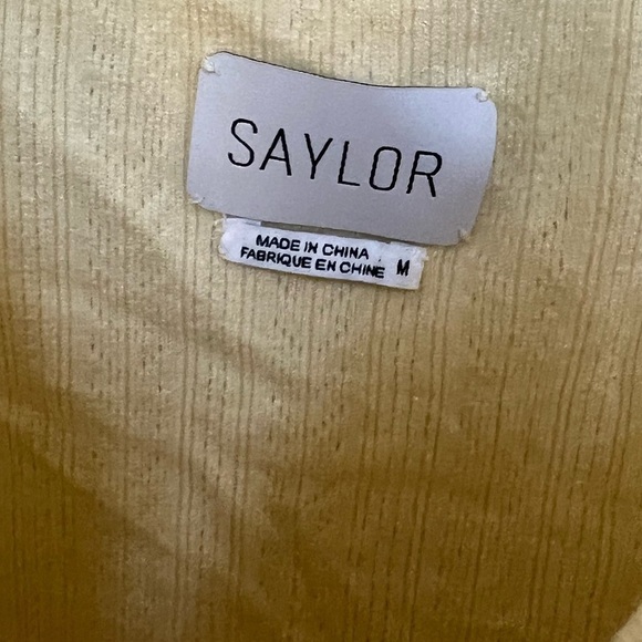 SAYLOR Tirzah Sweater Dress in Ivory size medium - Picture 6 of 8